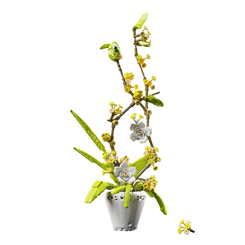 Building Block Flower Orchid S - Bonsai Garden Lego 评论和价格