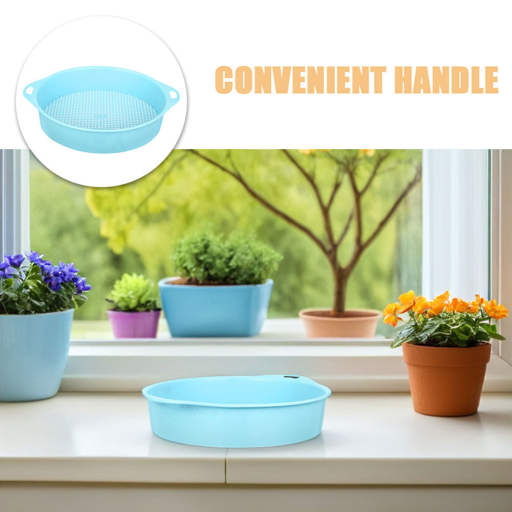 2Pcs Garden Soil Sieve Plastic - Bonsai Rock Garden 评论和价格