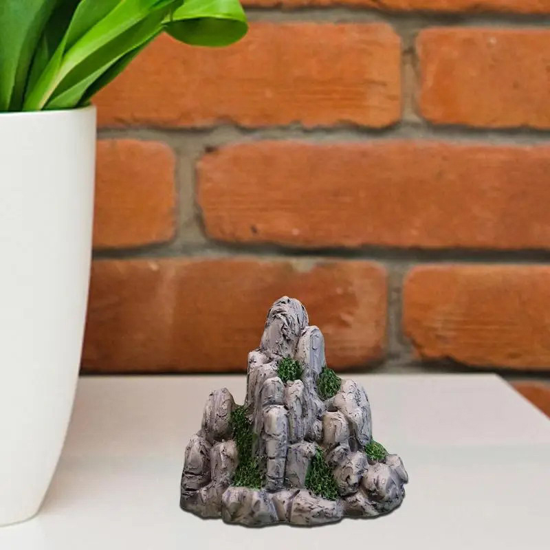 Mini Mountain Miniature Fake S - Bonsai Rock Garden 评论和价格
