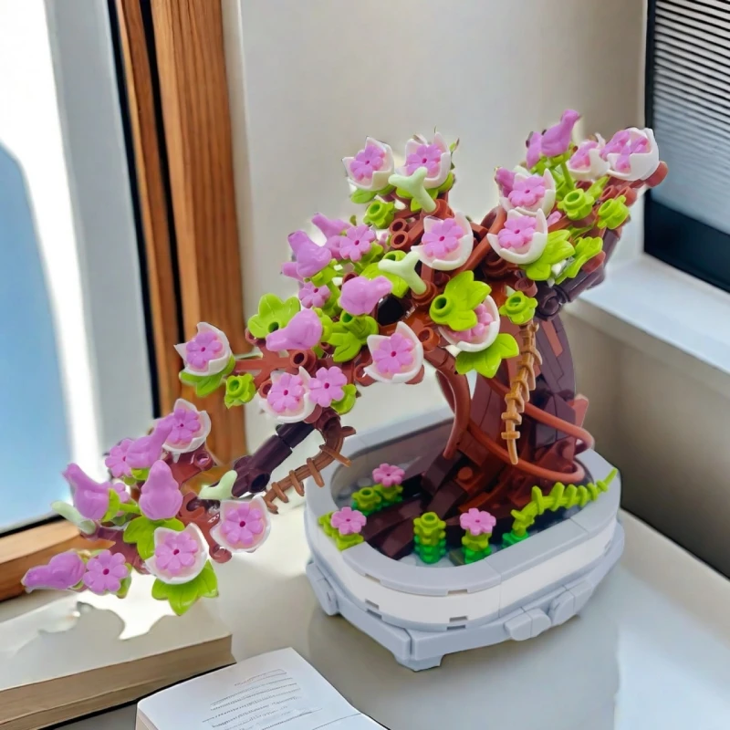 462PCS Cherry Blossom Bonsai B - Bonsai Garden Lego 评论和价格