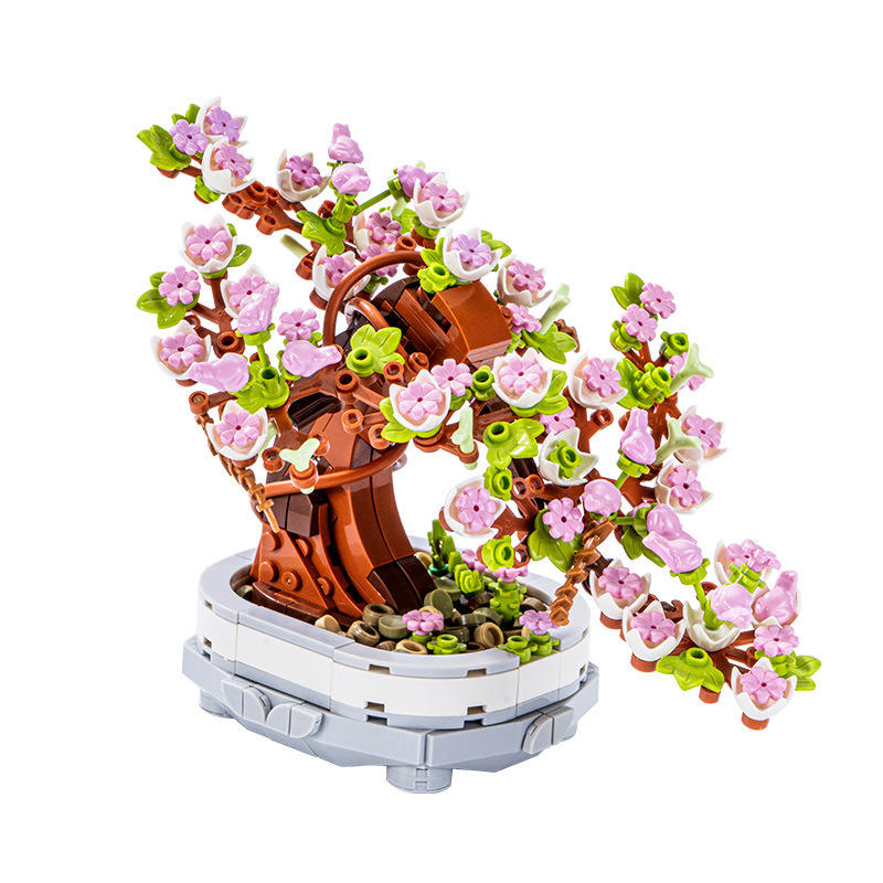 462PCS Cherry Blossom Bonsai B - Bonsai Garden Lego 评论和价格