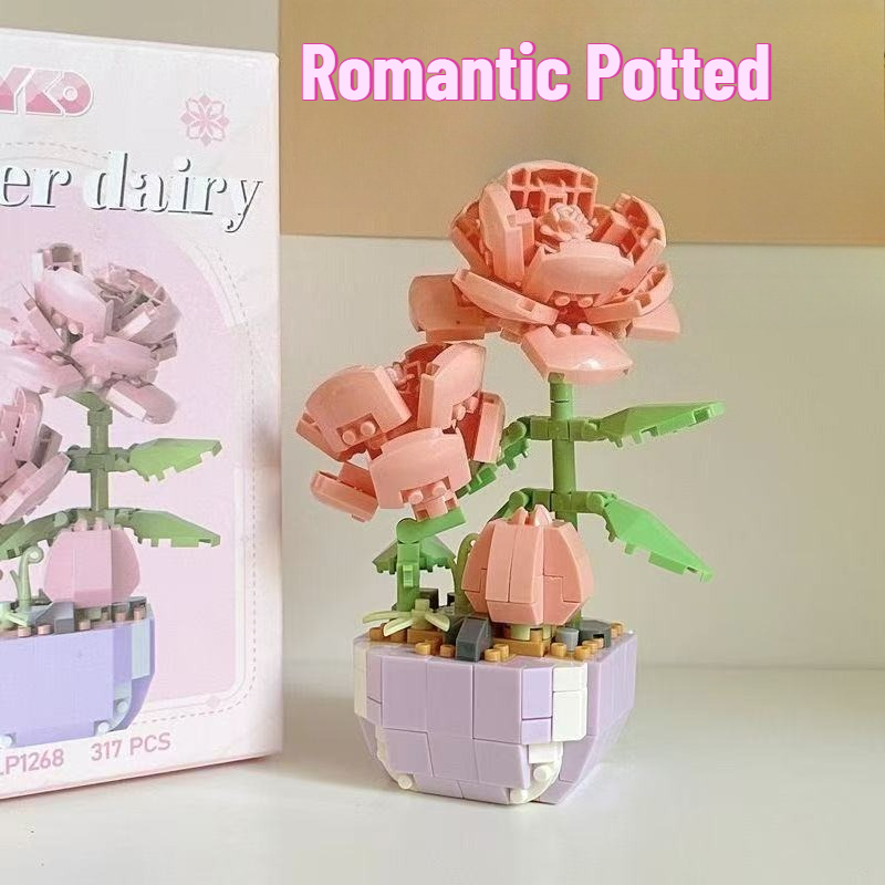 Mini Potted Flowers Building B - Bonsai Garden Lego 评论和价格