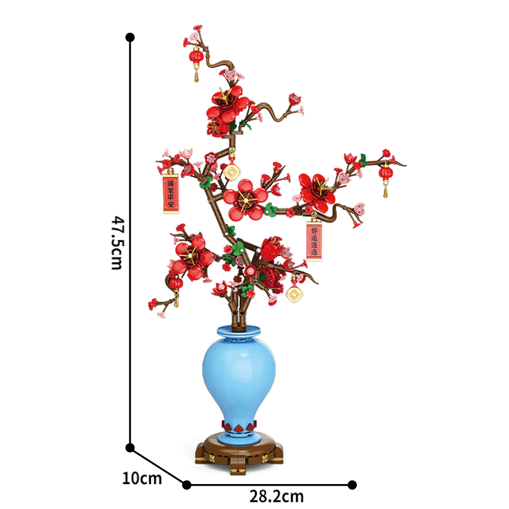 City Creativity Flower Bouquet - Bonsai Garden Lego 评论和价格