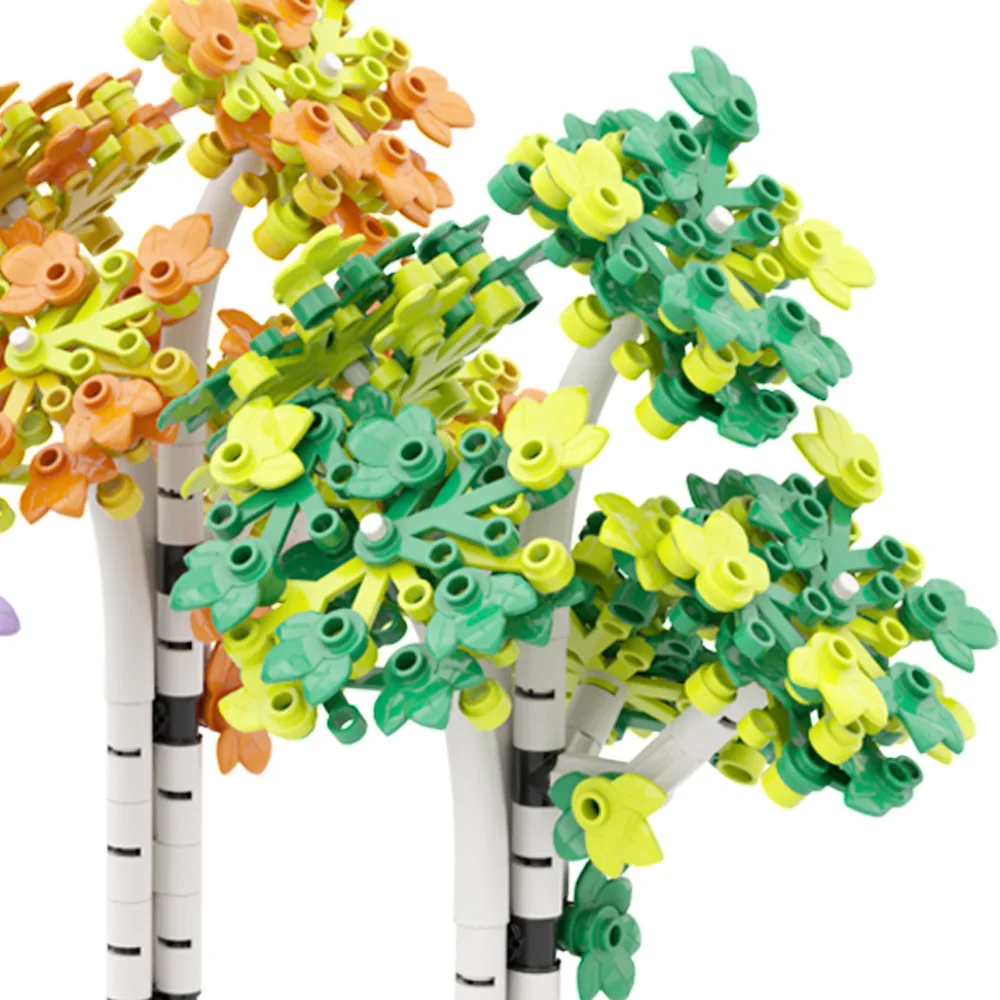 152PCS MOC Building Blocks Gar - Bonsai Garden Lego 评论和价格