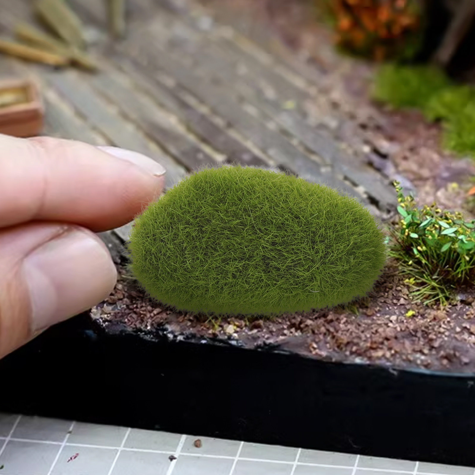 Artificial Moss Stone Set Real - Bonsai Rock Garden 评论和价格