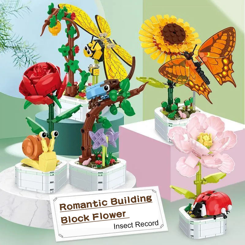 DIY Mini Butterfly Insect Pott - Bonsai Garden Lego 评论和价格