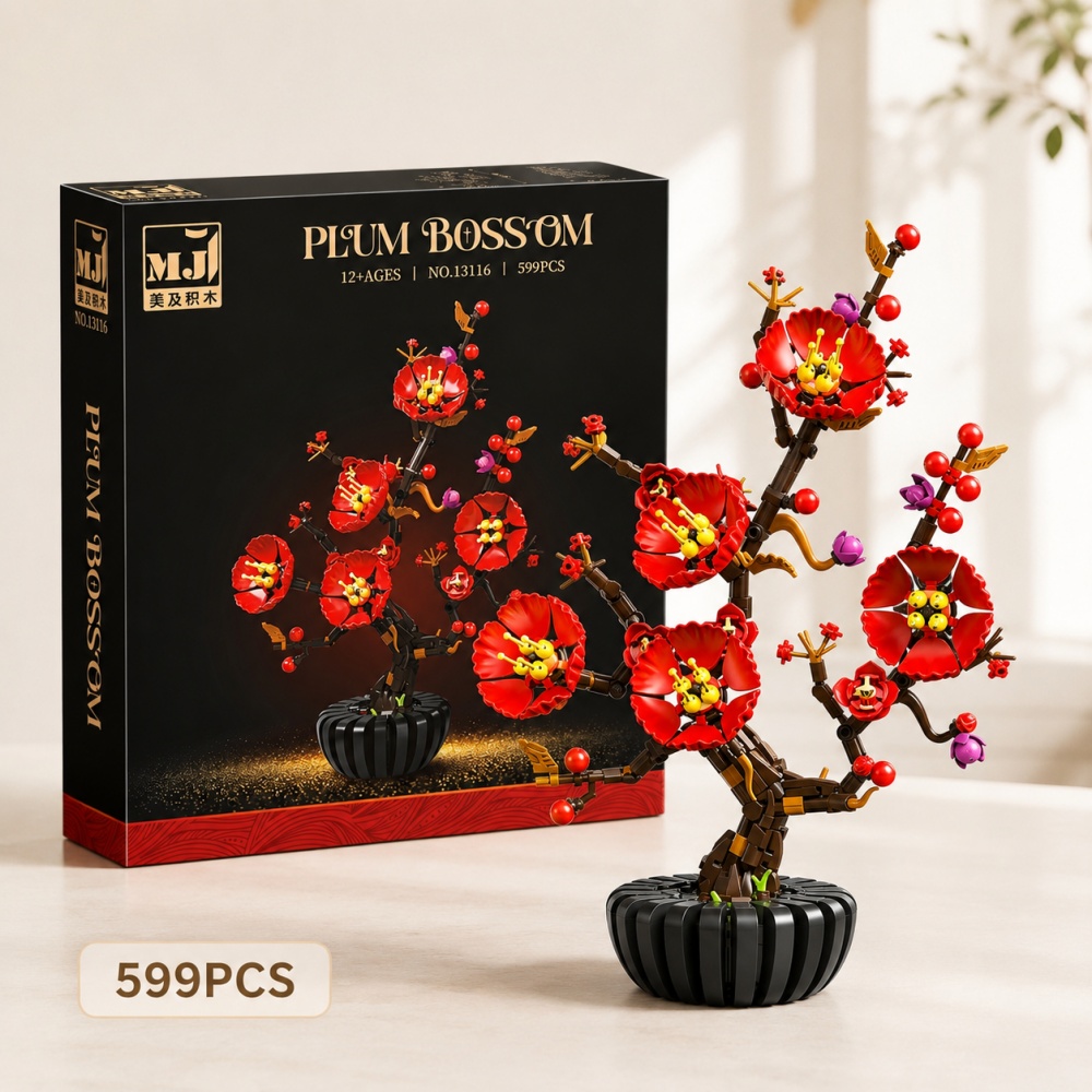 Plum Blossom Bonsai Building B - Bonsai Garden Lego 评论和价格